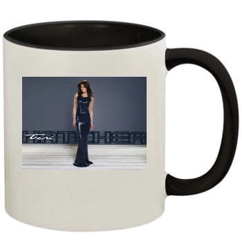 Teri Hatcher 11oz Colored Inner & Handle Mug