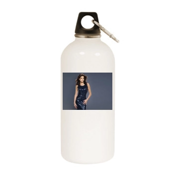 Teri Hatcher White Water Bottle With Carabiner