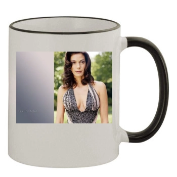 Teri Hatcher 11oz Colored Rim & Handle Mug