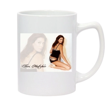 Teri Hatcher 14oz White Statesman Mug