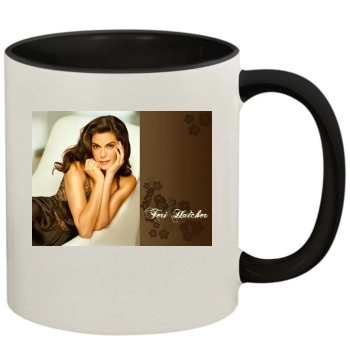 Teri Hatcher 11oz Colored Inner & Handle Mug