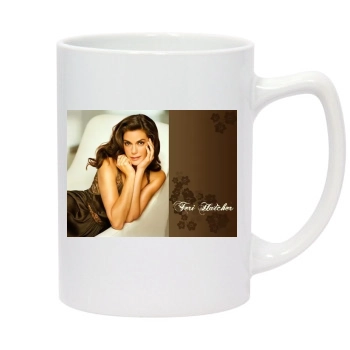 Teri Hatcher 14oz White Statesman Mug