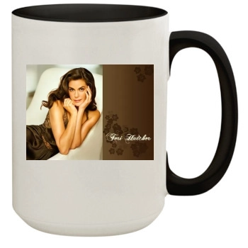 Teri Hatcher 15oz Colored Inner & Handle Mug