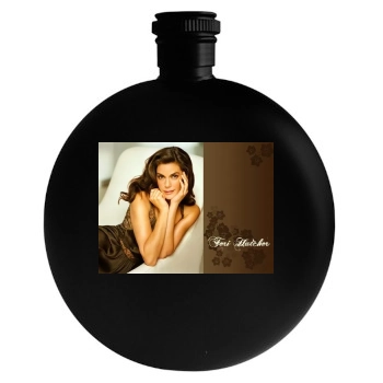 Teri Hatcher Round Flask