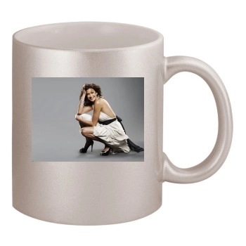 Teri Hatcher 11oz Metallic Silver Mug