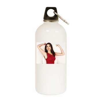 Teri Hatcher White Water Bottle With Carabiner