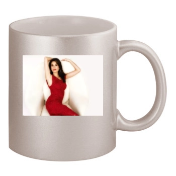 Teri Hatcher 11oz Metallic Silver Mug