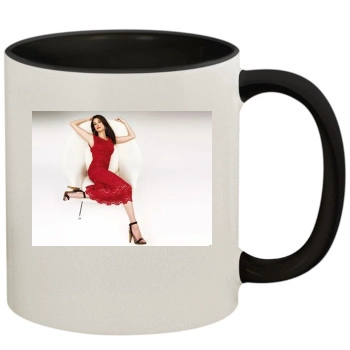 Teri Hatcher 11oz Colored Inner & Handle Mug