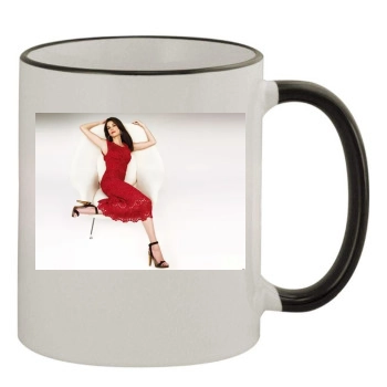 Teri Hatcher 11oz Colored Rim & Handle Mug