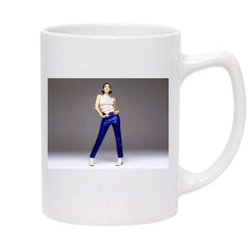 Teri Hatcher 14oz White Statesman Mug