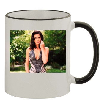 Teri Hatcher 11oz Colored Rim & Handle Mug