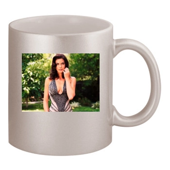 Teri Hatcher 11oz Metallic Silver Mug