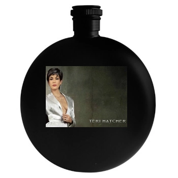 Teri Hatcher Round Flask