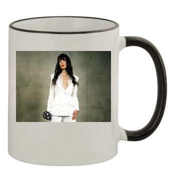 Teri Hatcher 11oz Colored Rim & Handle Mug