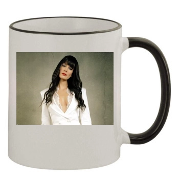 Teri Hatcher 11oz Colored Rim & Handle Mug