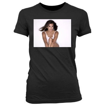 Teri Hatcher Women's Junior Cut Crewneck T-Shirt