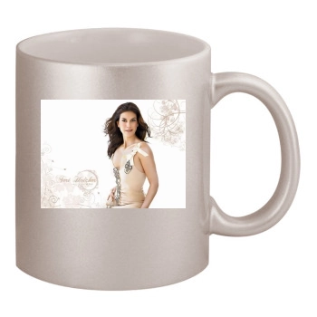 Teri Hatcher 11oz Metallic Silver Mug