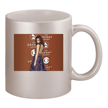 Teri Hatcher 11oz Metallic Silver Mug