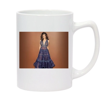 Teri Hatcher 14oz White Statesman Mug