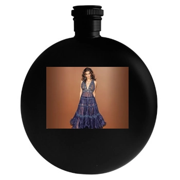 Teri Hatcher Round Flask