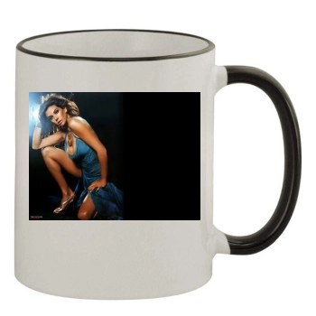 Teri Hatcher 11oz Colored Rim & Handle Mug