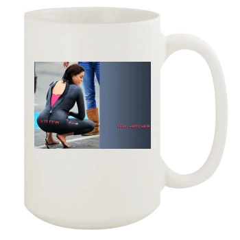 Teri Hatcher 15oz White Mug