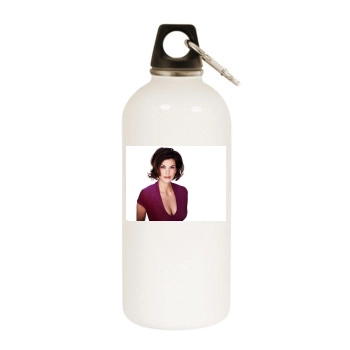 Teri Hatcher White Water Bottle With Carabiner