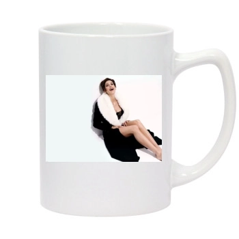 Teri Hatcher 14oz White Statesman Mug