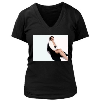 Teri Hatcher Women's Deep V-Neck TShirt