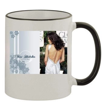 Teri Hatcher 11oz Colored Rim & Handle Mug