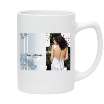 Teri Hatcher 14oz White Statesman Mug