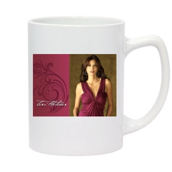 Teri Hatcher 14oz White Statesman Mug