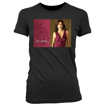 Teri Hatcher Women's Junior Cut Crewneck T-Shirt