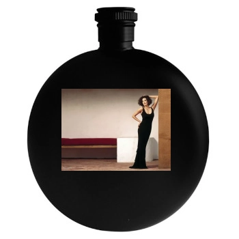 Teri Hatcher Round Flask