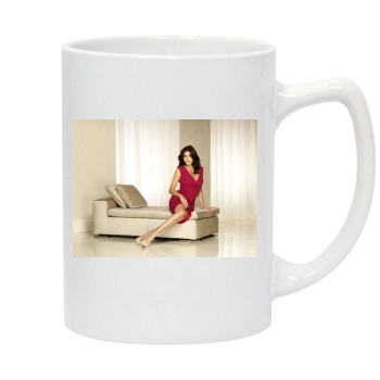 Teri Hatcher 14oz White Statesman Mug