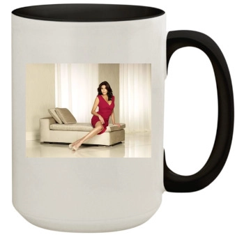 Teri Hatcher 15oz Colored Inner & Handle Mug