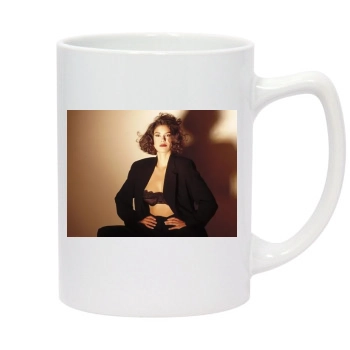 Teri Hatcher 14oz White Statesman Mug