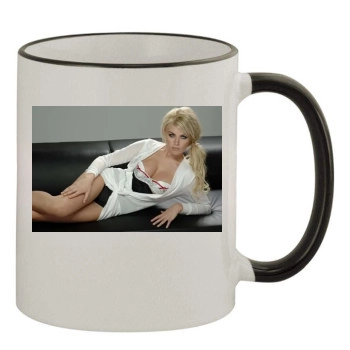 Abigail Clancy 11oz Colored Rim & Handle Mug