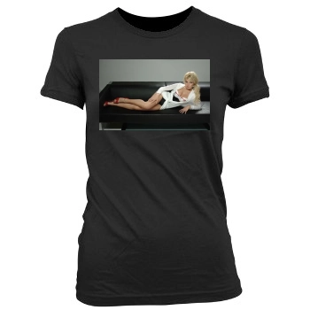 Abigail Clancy Women's Junior Cut Crewneck T-Shirt