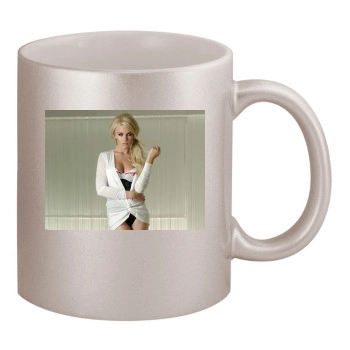 Abigail Clancy 11oz Metallic Silver Mug