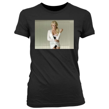 Abigail Clancy Women's Junior Cut Crewneck T-Shirt