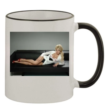 Abigail Clancy 11oz Colored Rim & Handle Mug