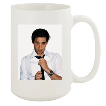 Adrien Brody 15oz White Mug