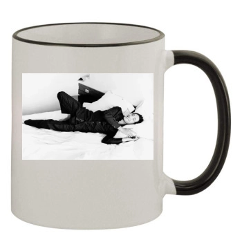 Adrien Brody 11oz Colored Rim & Handle Mug