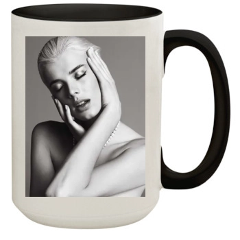 Agyness Deyn 15oz Colored Inner & Handle Mug