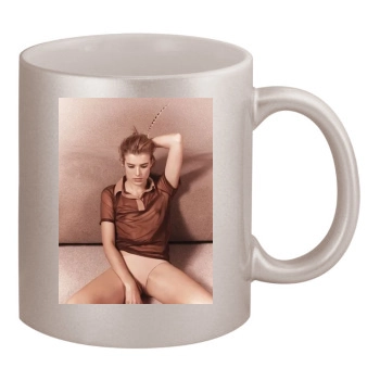 Agyness Deyn 11oz Metallic Silver Mug