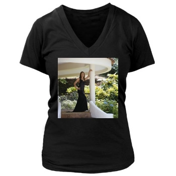 Aishwarya Rai Women's Deep V-Neck TShirt