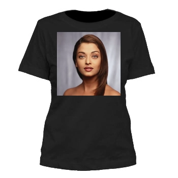 Aishwarya Rai Women's Cut T-Shirt