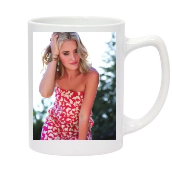 AJ Michalka 14oz White Statesman Mug