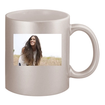 Alanis Morissette 11oz Metallic Silver Mug